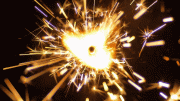 Sparks Metal Reaction Concept