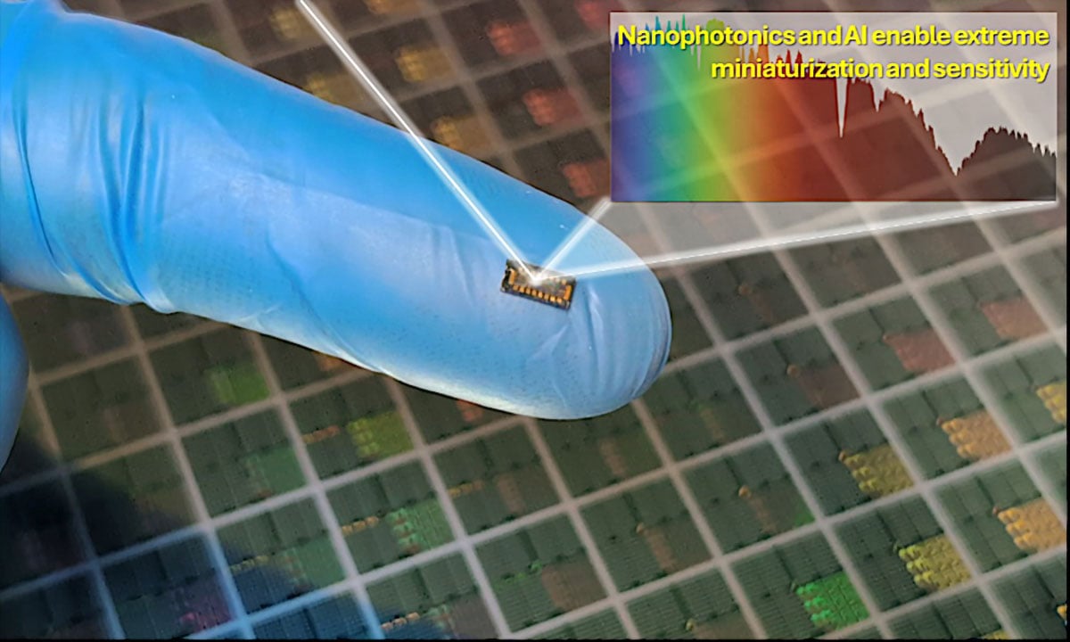 Scientists Shrink a Lab Spectrometer to the Size of a Grain of Sand