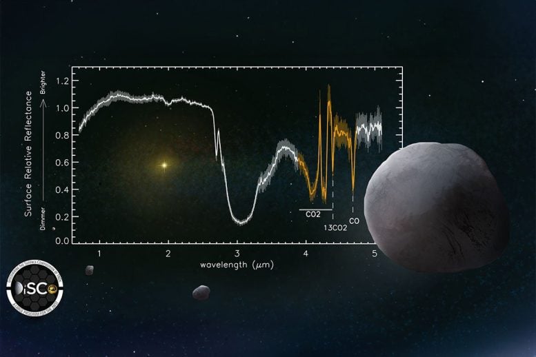 Spectrum of the Surface of a Trans Neptunian Object