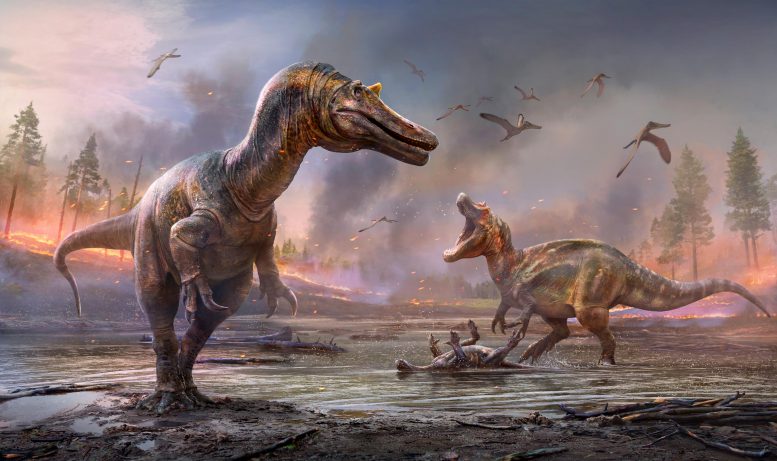 Newswise: Spinosaurids-Artist-Impression-777x461.jpg