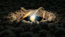 Spitzer Uses Light Echoes to Give Clues to Protoplanetary Disk