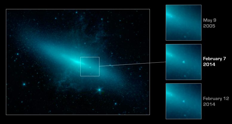 Spitzer Views New Supernova M82