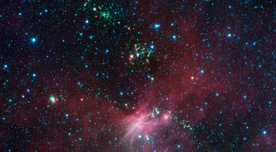 Spitzer Views Newborn Stars in the Milky Way