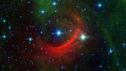 Spitzer Views Runaway Star Kappa Cassiopeiae
