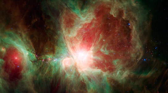Spitzer Views the Orion Nebula