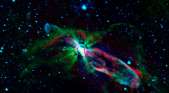 Spitzer and ALMA Reveal the Birth of a Star