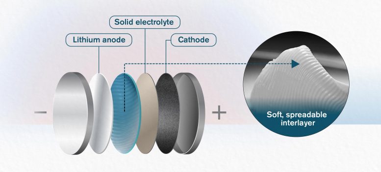 Spreadable Interlayer Solid State Batteries