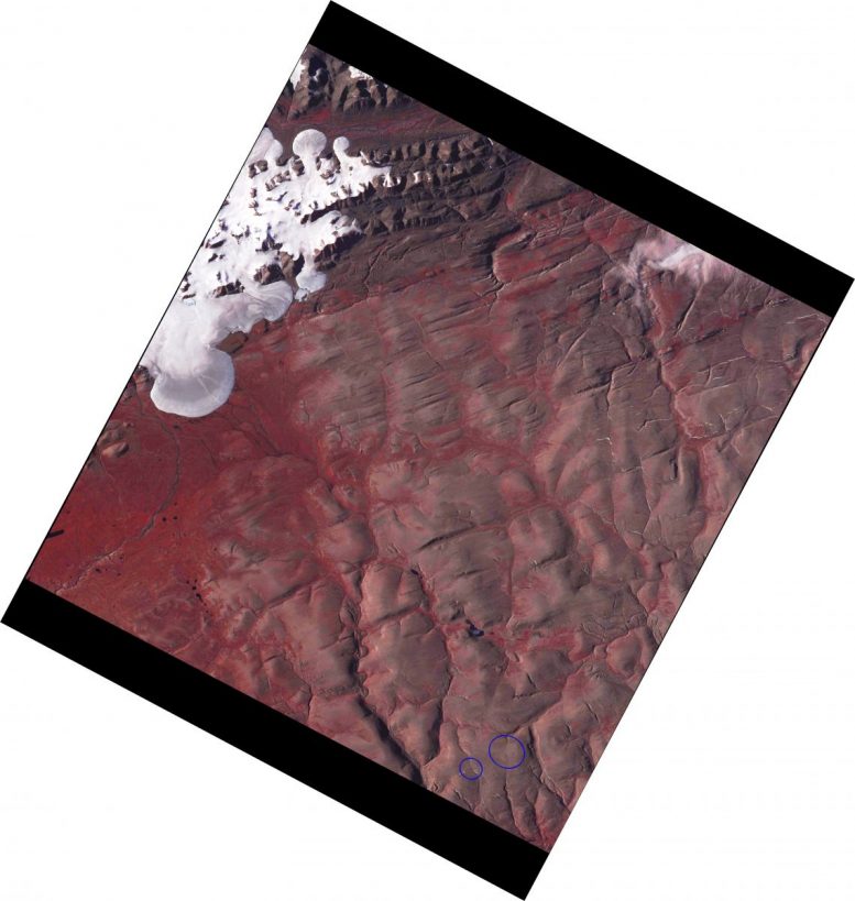 St Patrick Bay Ice Caps Satellite Image 2020