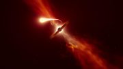 Star Being Tidally Disrupted by a Supermassive Black Hole