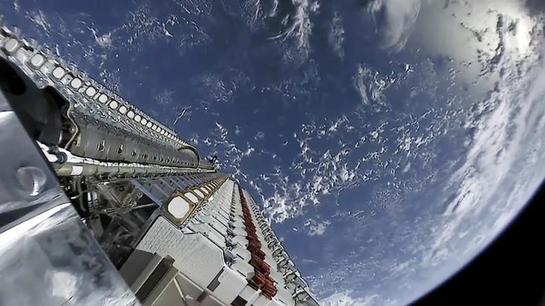 Starlink Satellites Released in Batches