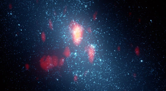Stars Forming in a Nearby Galaxy