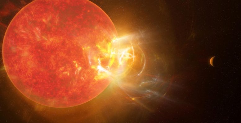 Stellar Flare From Proxima Centauri