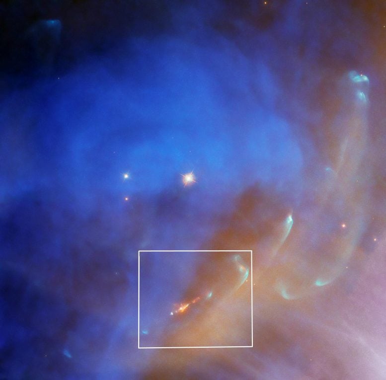 Stellar Jet Running Man Nebula