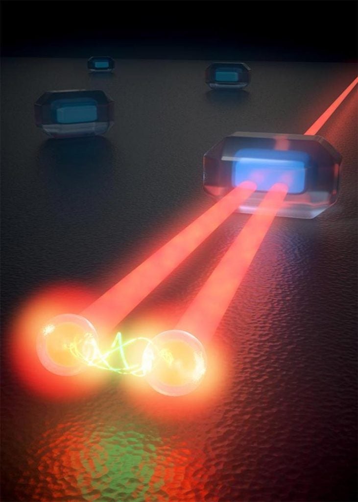 Stimulation Emission of Two Photons from a Quantum Dot