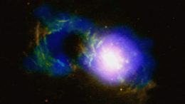 Storm Rages in Cosmic Teacup Galaxy