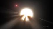 Strange Star KIC 8462852 Likely Swarmed by Comets