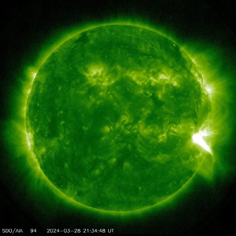 Strong Solar Flare March 2024
