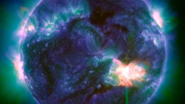 Solar Stormwatch: NASA Catches Intense X1.1 Flare in Action