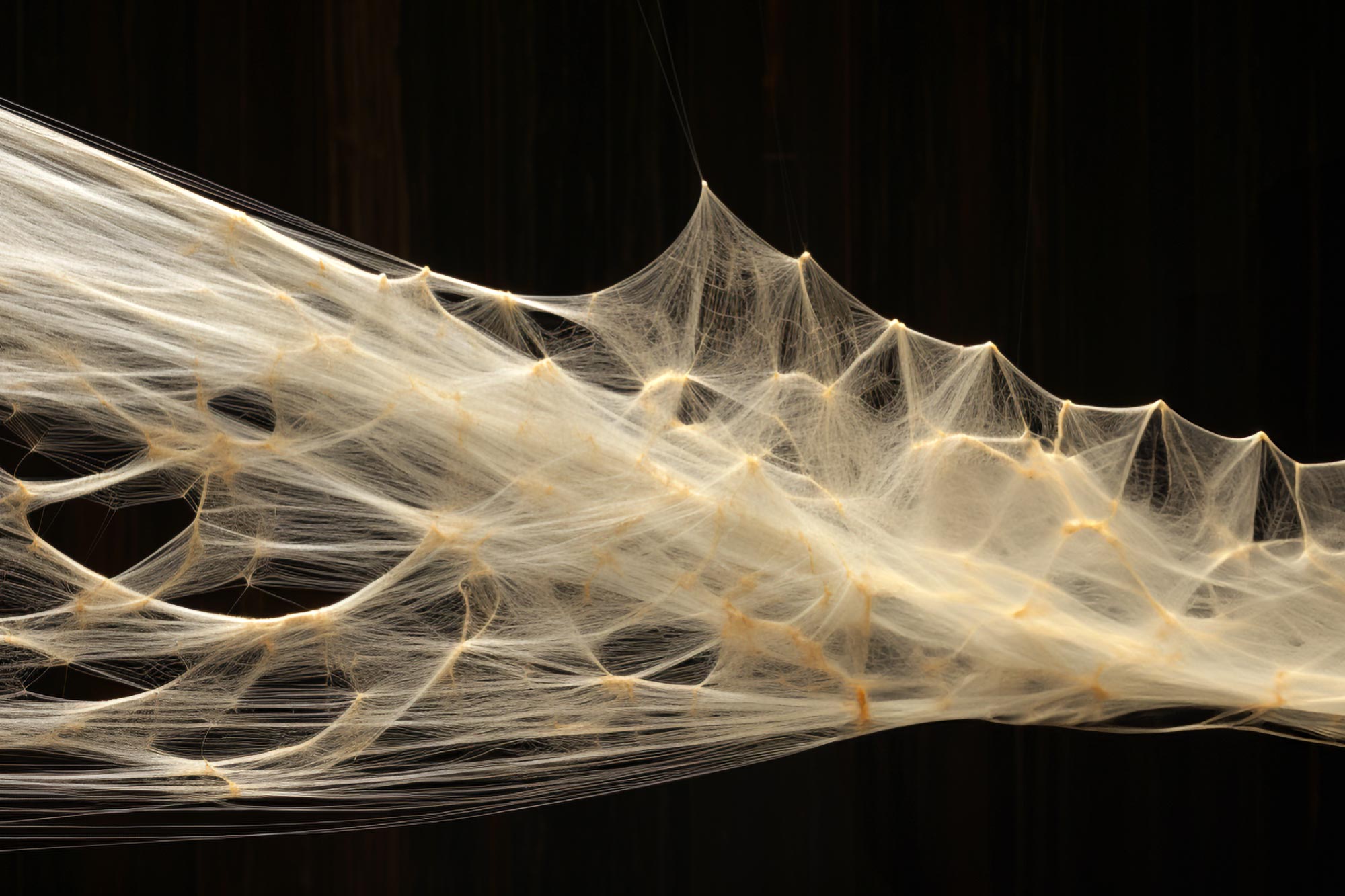 La seda de araña se hila por primera vez con gusanos de seda genéticamente modificados