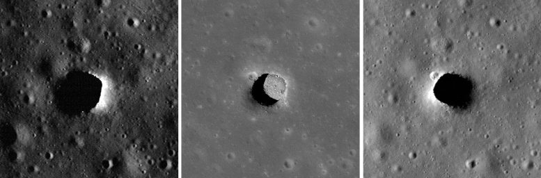 Structure of Lunar Pit Craters