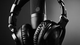 Studio Headphones and Microphone