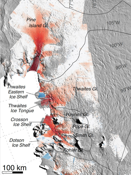 Study Indicates Loss of West Antarctic Glaciers Appears Unstoppable