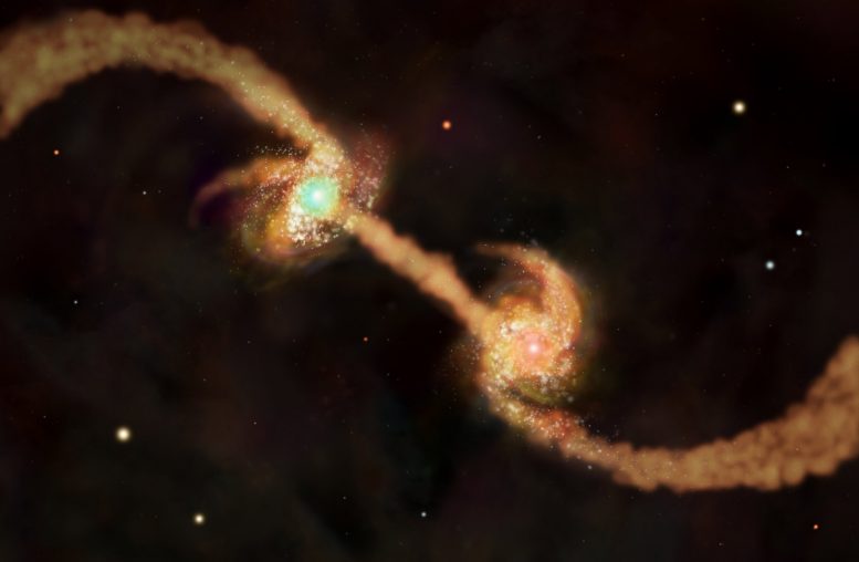 Study Shows Dark Matter Guides Growth of Supermassive Black Holes