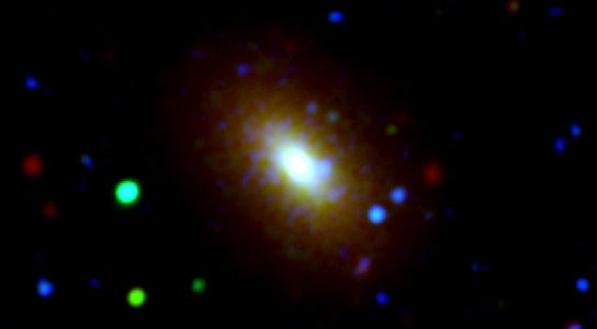 Study Shows Galaxies Grow from Inside Out