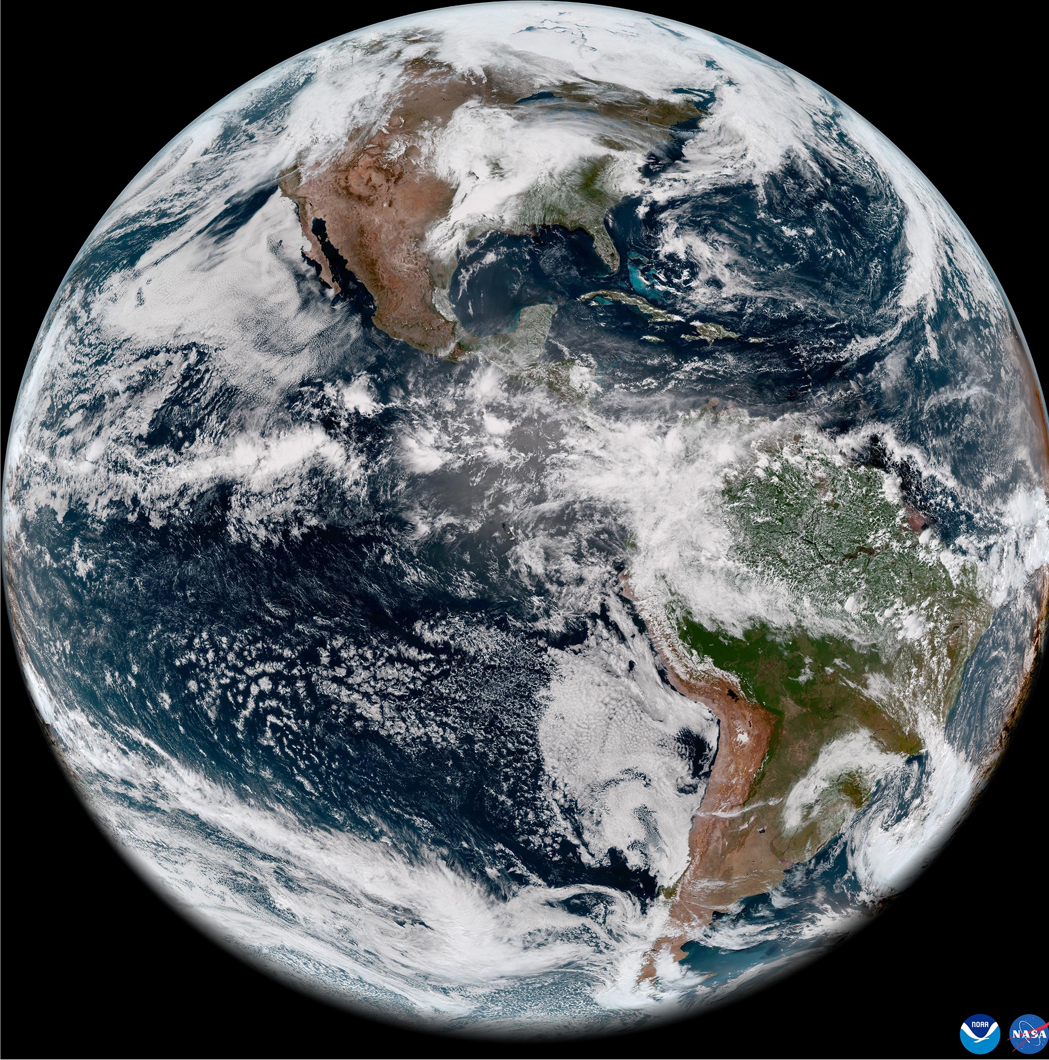 Stunning First Imagery of Earth From Advanced GOES18 Satellite