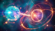 Subatomic Physics Quantum Entanglement Concept