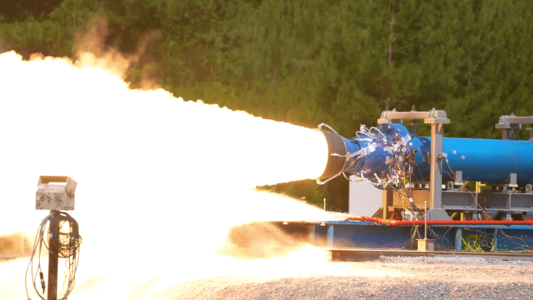 Subscale Solid Rocket Motor Test