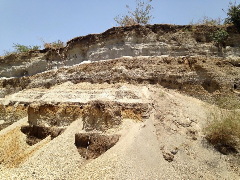 Succession of Volcanic Deposits at Boset Volcano