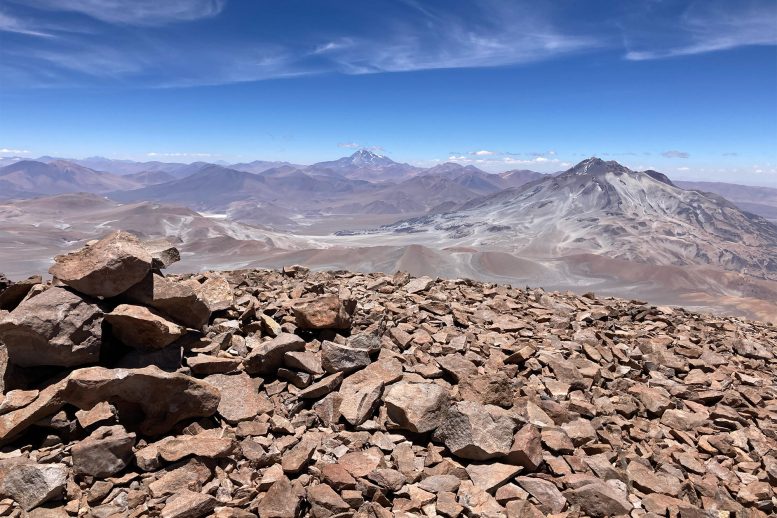 Summit of Volcán Salín