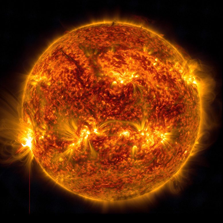 Sun Emits X1.2 Flare January 2023