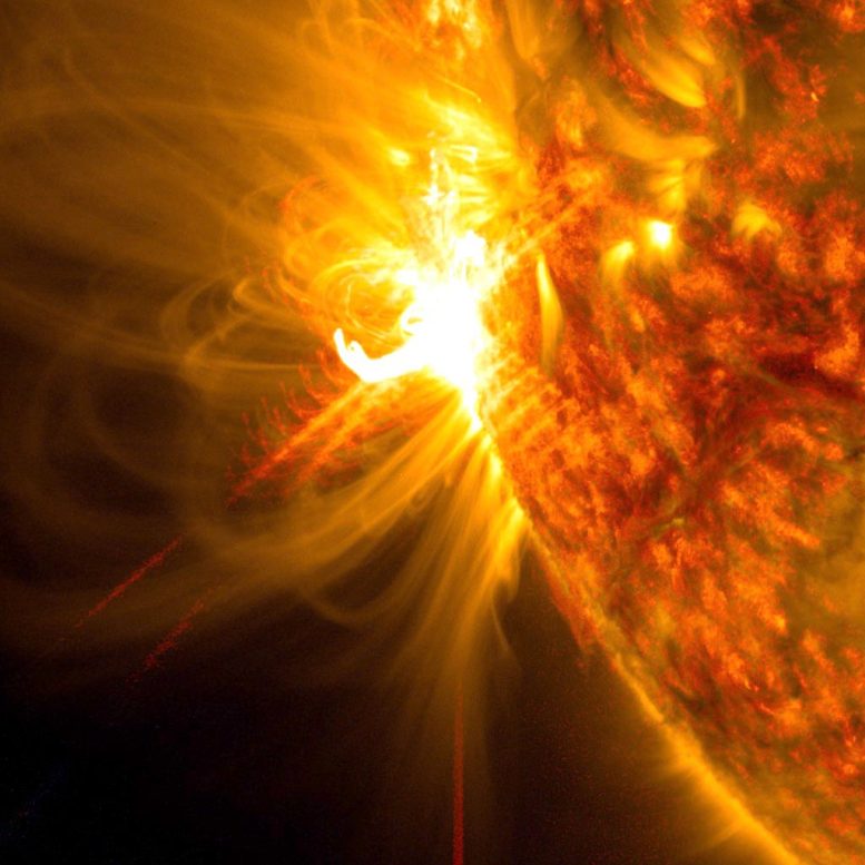 Sun Emits X1.2 Flare January 2023 Close