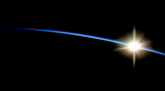 Sunrise Image From ISS
