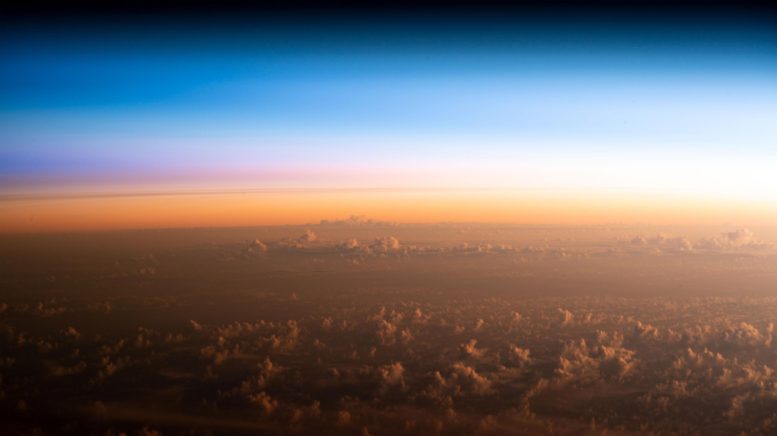 Sunrise Over Pacific From ISS