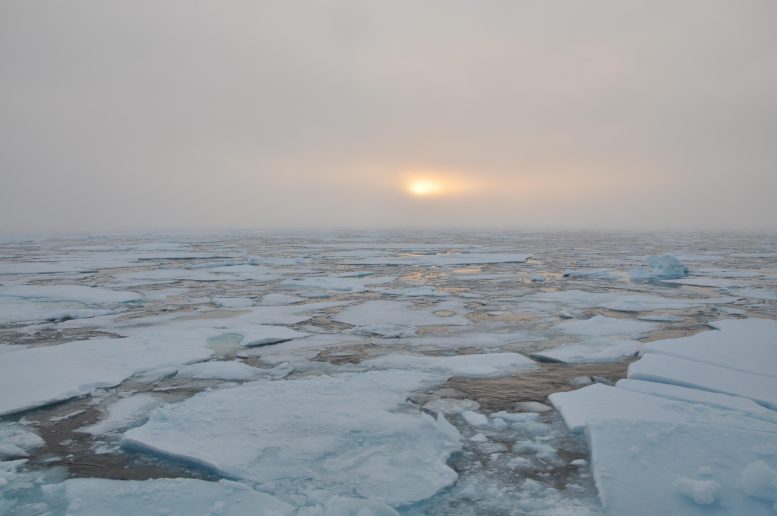 Sunrise at the Ice Horizon