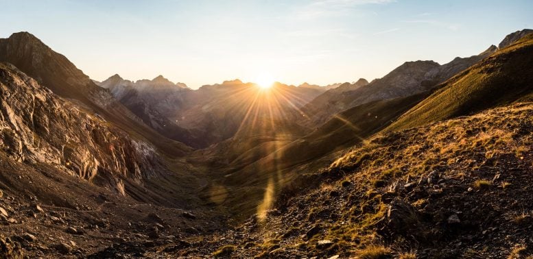 Sunset Over the Pyrenees