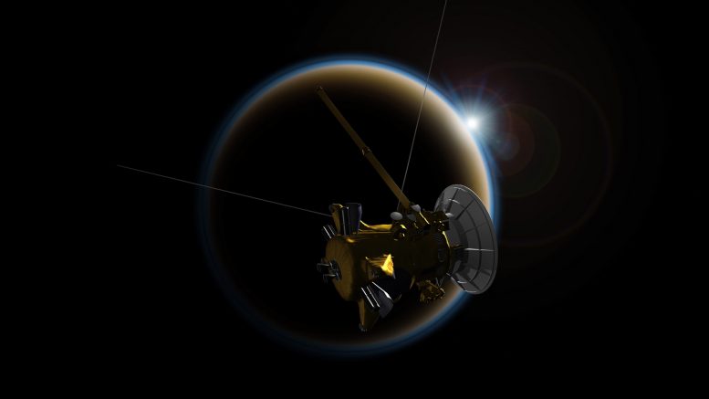 Sunsets on Titan Reveal the Complexity of Hazy Exoplanets