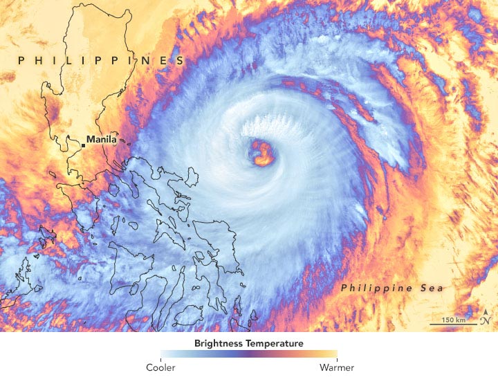 Super Typhoon Surigae Infrared Annotated