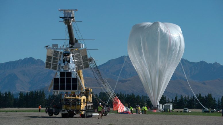 SuperBIT Launching Super Pressure Balloon