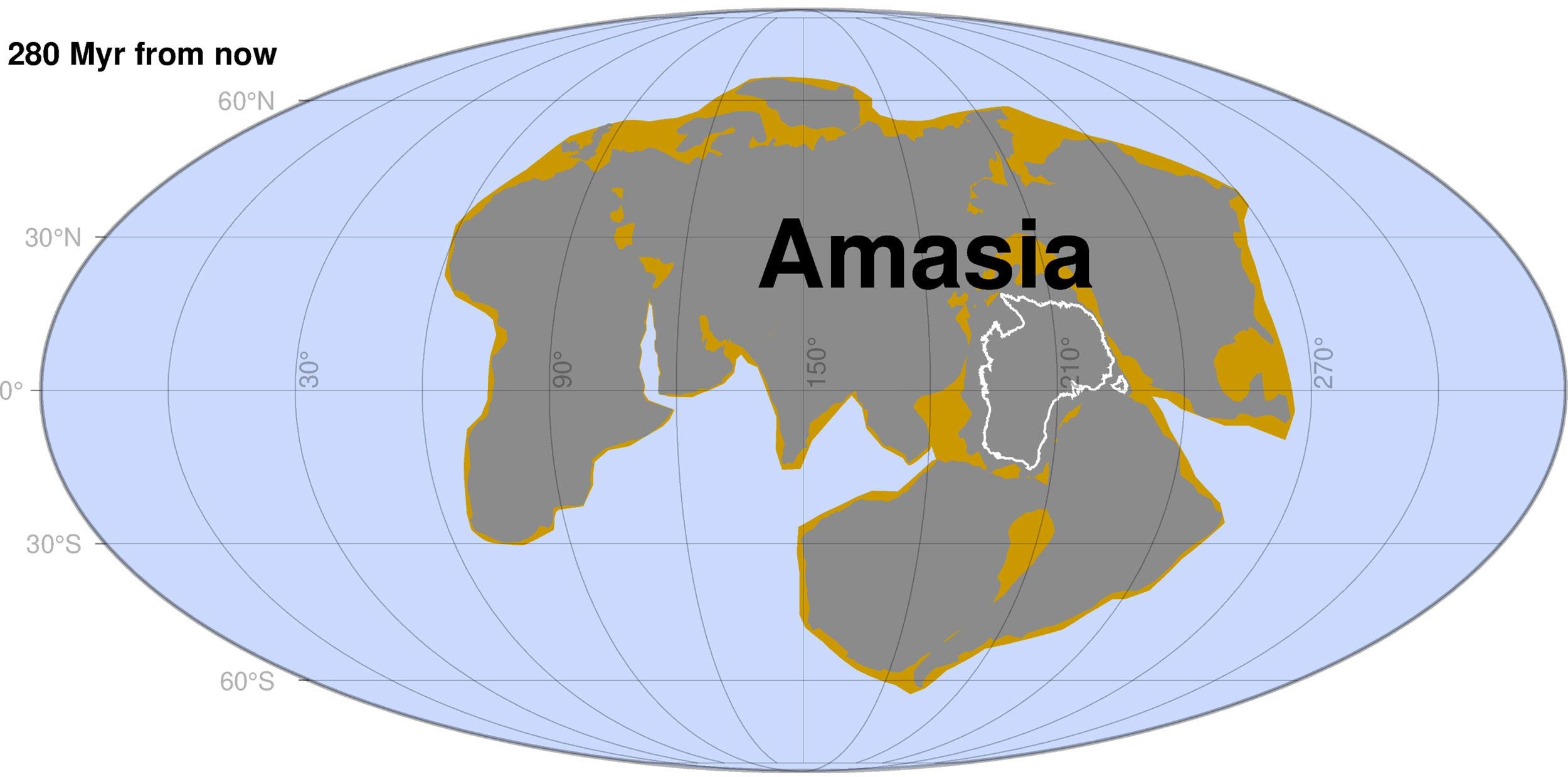 Ha!  Het volgende supercontinent ter wereld, Amasya