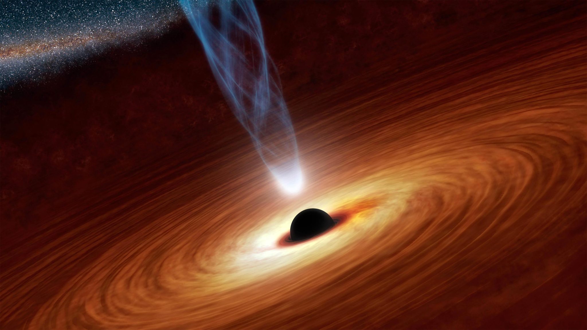 Supermassive Black Hole Artist’s Concept Illustration