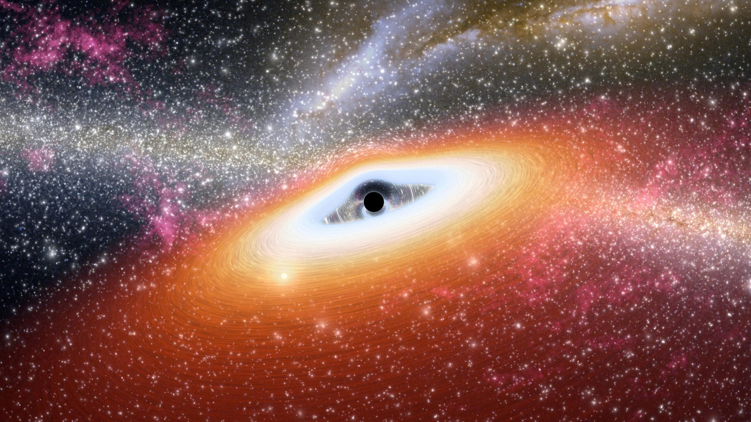 Черные дыры в ядрах галактик. Сверхмассивная чёрная дыра в центре Галактики. Черная дыра свех массивная. Космос черные дыры и Галактика. Сверхмассивная черная дыра в галактике.