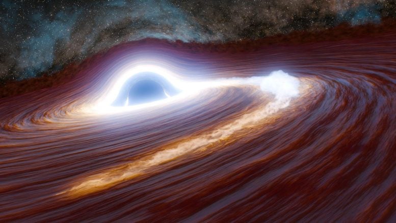 Supermassive Black Hole Shreds a Huge Star in Record Flare