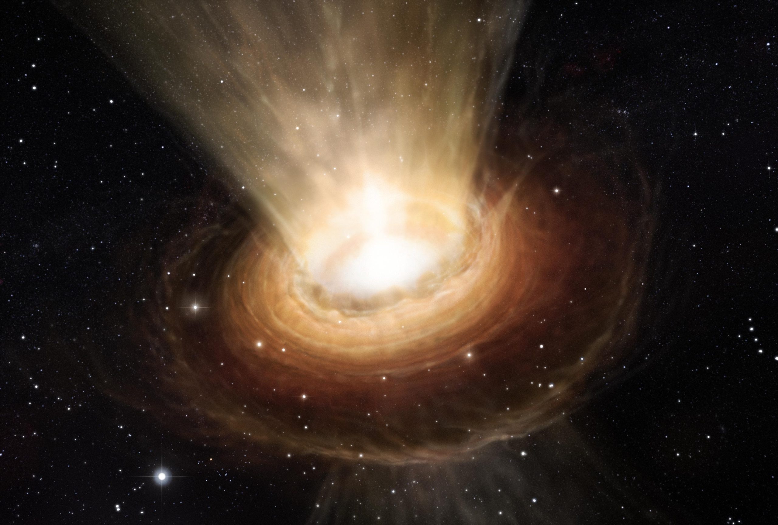 Perubahan angin galaksi ditangkap oleh Teleskop Luar Angkasa Webb