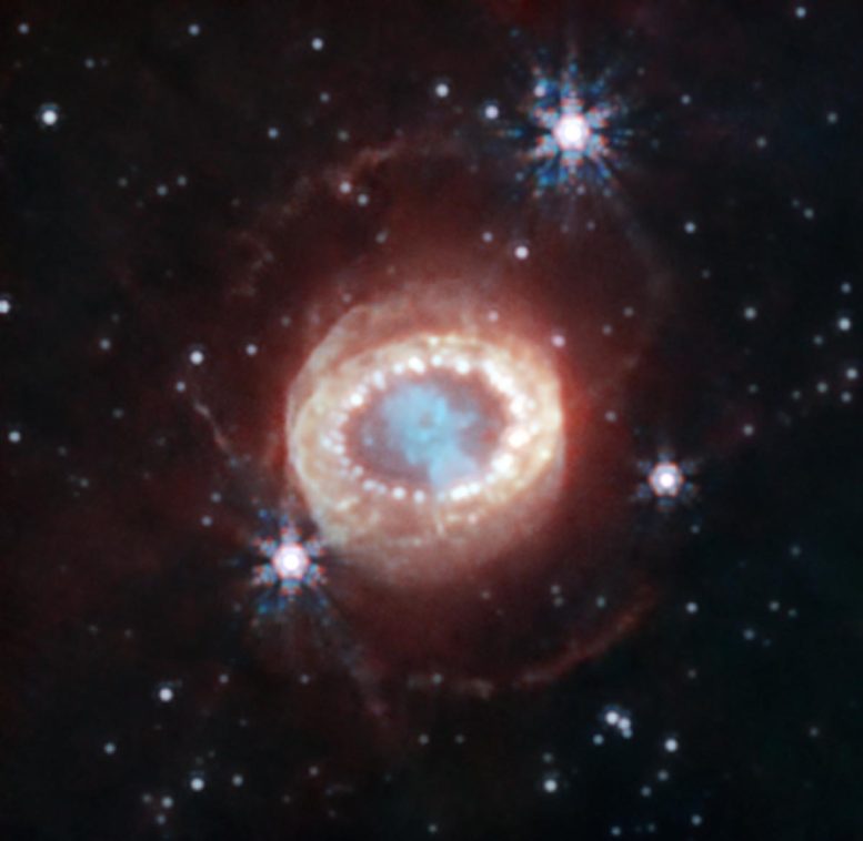 Supernova 1987A (Webb NIRCam Image)