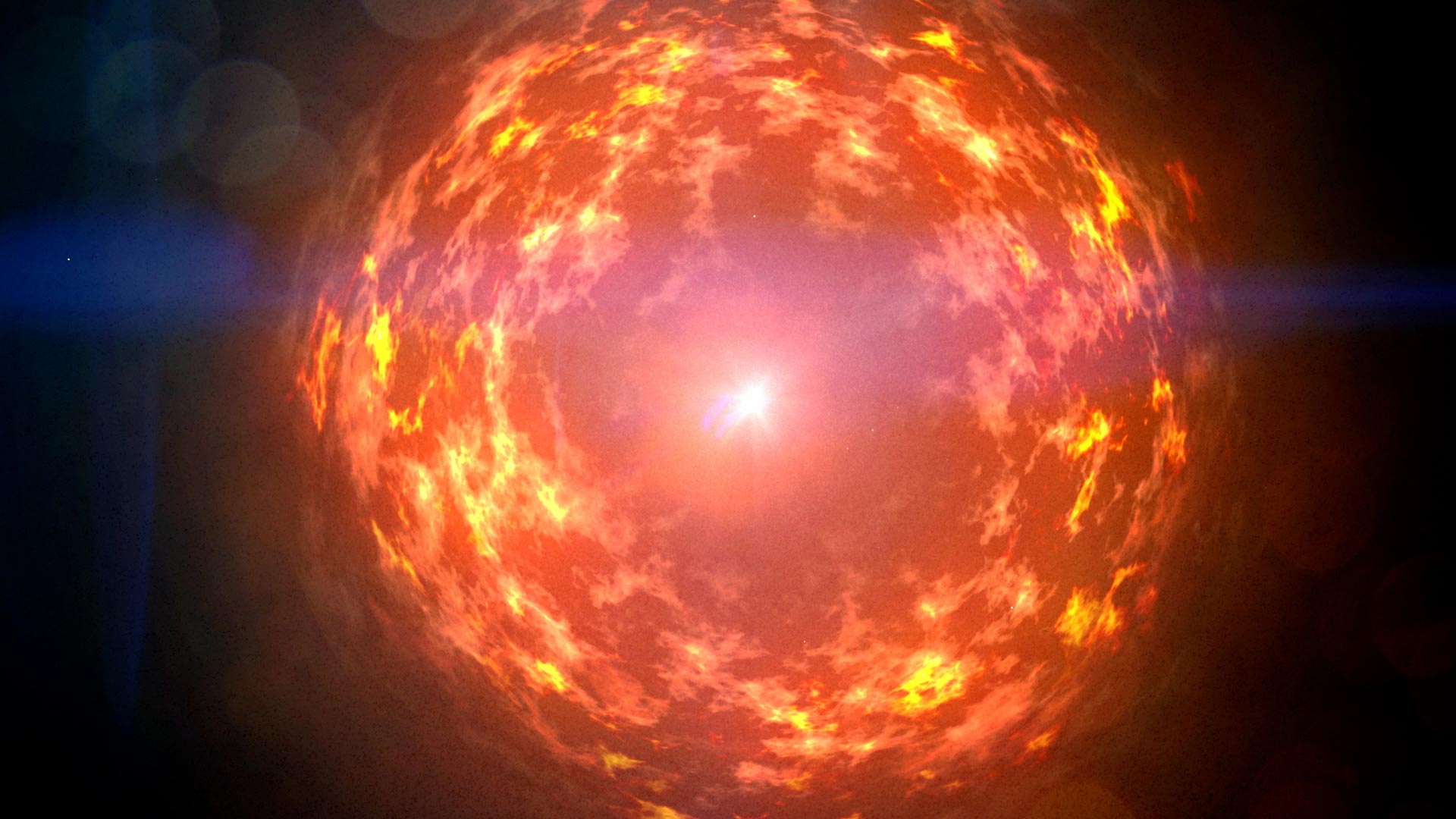 Fermi da NASA não vê nenhum raio gama da supernova próxima