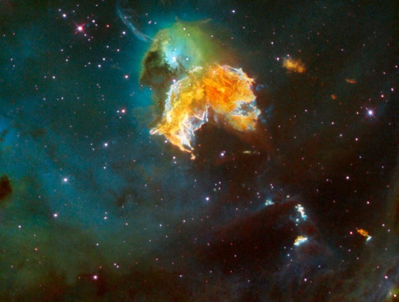 Supernova Remnant LMC N63A